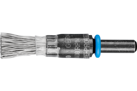 Niepleciona szczotka-pędzelek PBU Ø10 mm trzpień Ø6 mm drut ze stali nierdzewnej Ø0,35