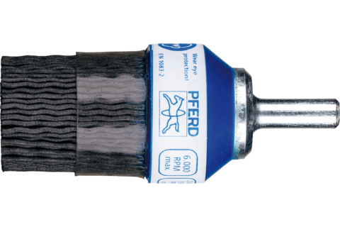 Szczotka kompozytowa pędzelkowe FLEX RBUP Ø38 mm, trzpień Ø6 mm, włókno ceramiczne Ø1,00 mm, ziarno 120, stacjonarne