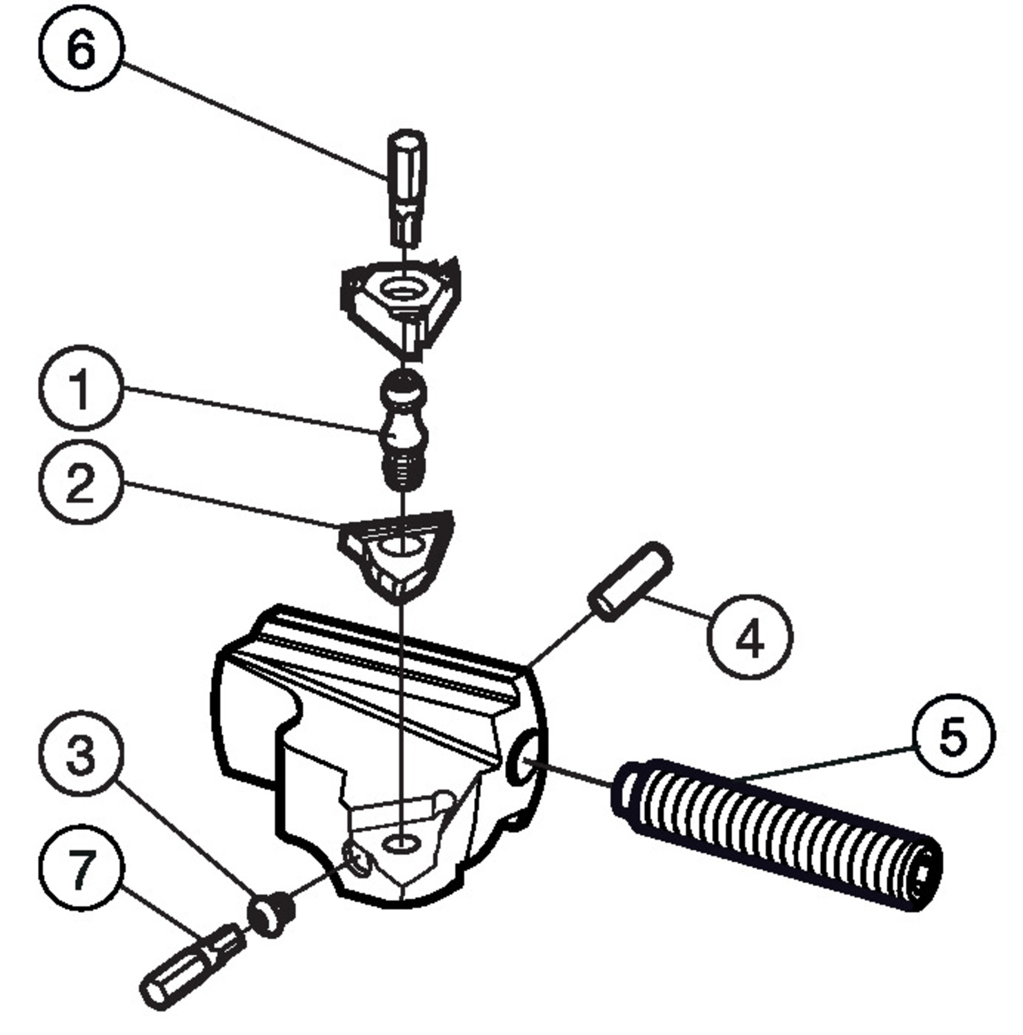 CoroThread® 266, głowica do toczenia gwintów SL-266RKF-80-27-QC
