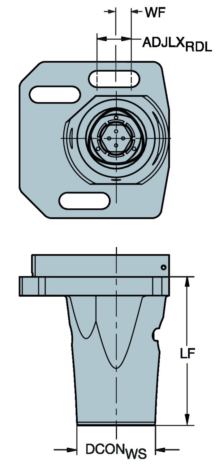 Suwak do CoroBore® XL S24-R820XLC5QC-095