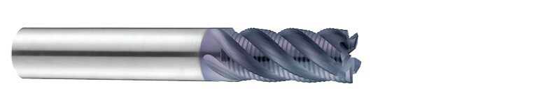 Frez promieniowy do obróbki zgrubnej TitaNox-POWER VHM 40° 5F TiAlN 6(R0.2)x6x16x57