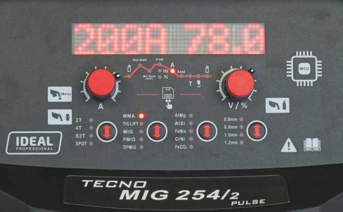 Półautomat spawalniczy TECNO MIG 254/2 PULSE 230/400V
