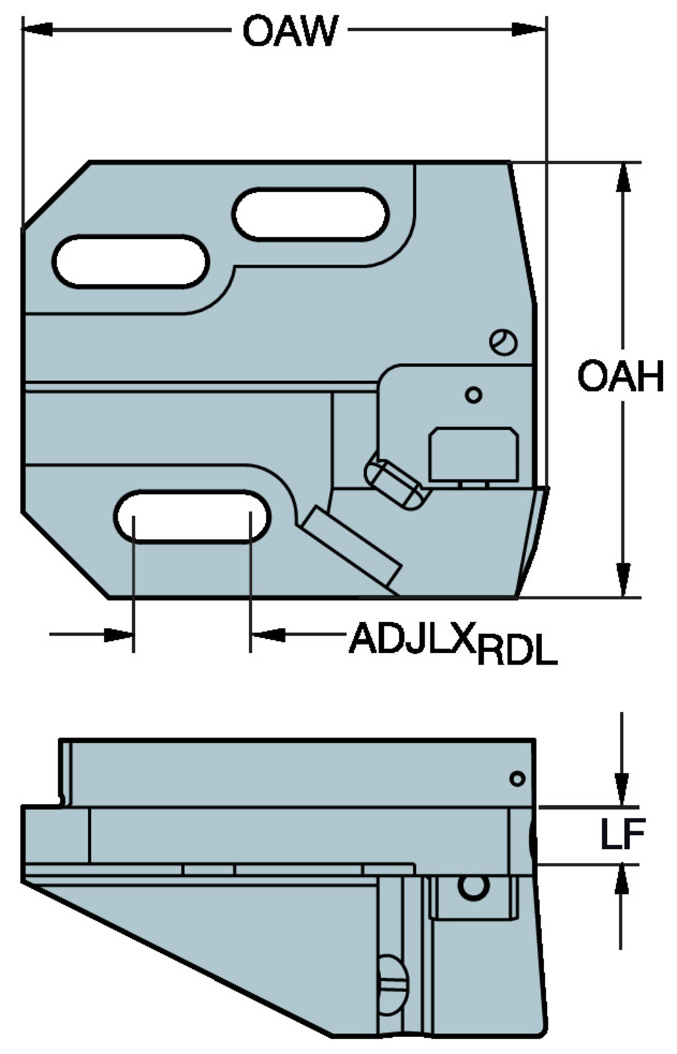 Suwak do CoroBore® XL S24-R820XLS12-012