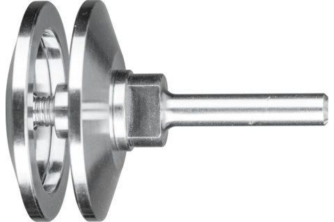 Uchwyt narzędziowy BO do szczotek tarczowych nieplecionych z otworem 12 i 14 na trzpieniu 8 mm