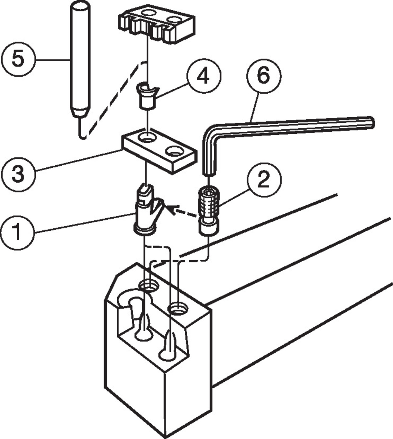 T-Max® Twin-Lock, narzędzie z chwytem tradycyjnym do toczenia gwintów R166.39FG-3232-24