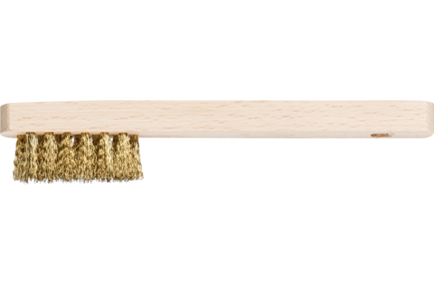 Szczotka ręczna do świec zapłonowych HBZ 3-rzędowa drut mosiężny Ø0,15 mm (10)