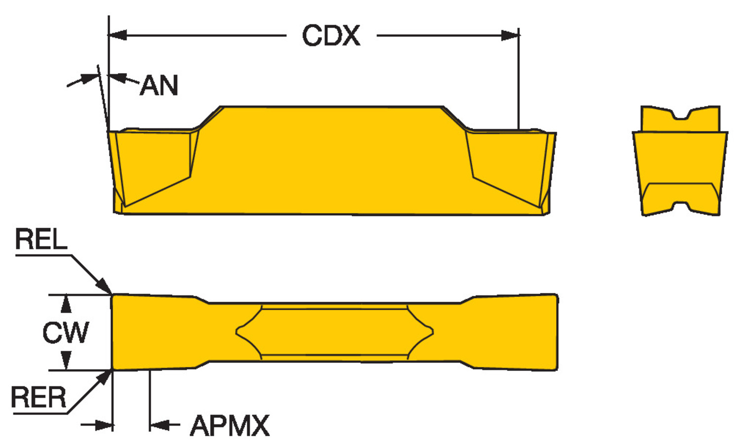 CoroCut® 1-2, płytka tokarska N123L2-0800-0008-TM 2135
