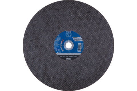 Ściernica tarczowa do cięcia do szlifierki-przecinarki EHT 400 × 4,8 × 25,4 mm SG STEEL do stali (100 m/s)
