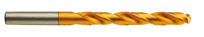 Wiertło HPD Jobber Straight Shank bez chłodzenia wewnętrznego (TiN) HSS Co8 5.3x52x96