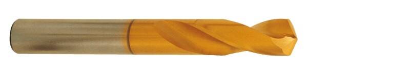 Wiertło HPD STUB Straight Shank bez chłodzenia wewnętrznego (TiN) HSS Co8 9x40x90