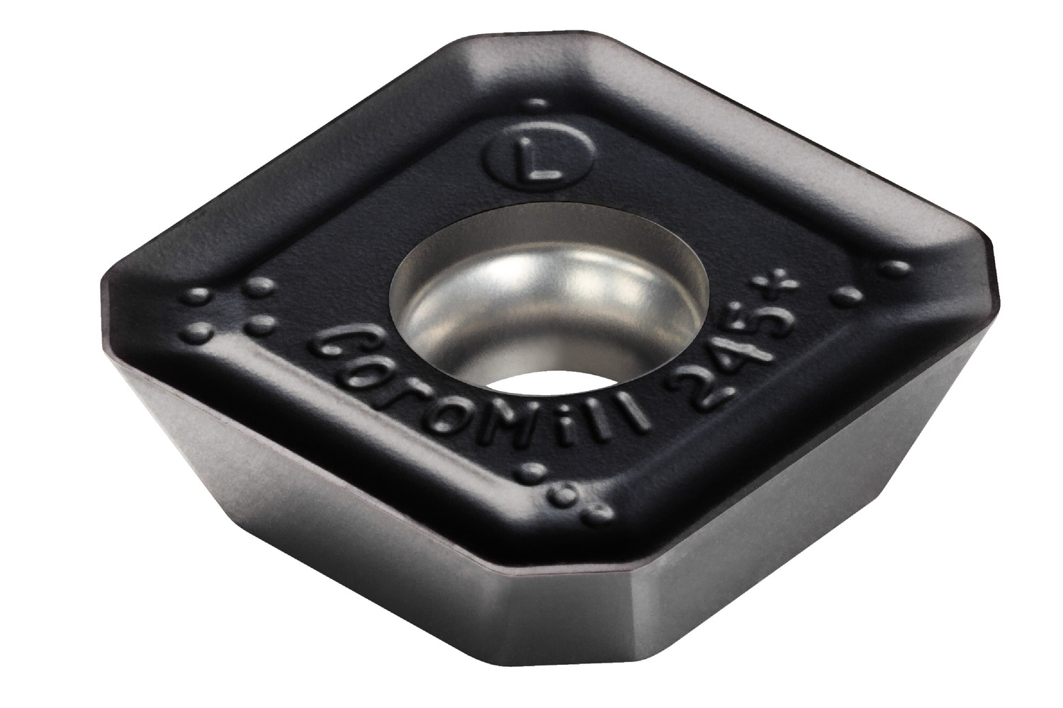 CoroMill® 245, płytka frezarska R245-12 T3 E-PL     S30T