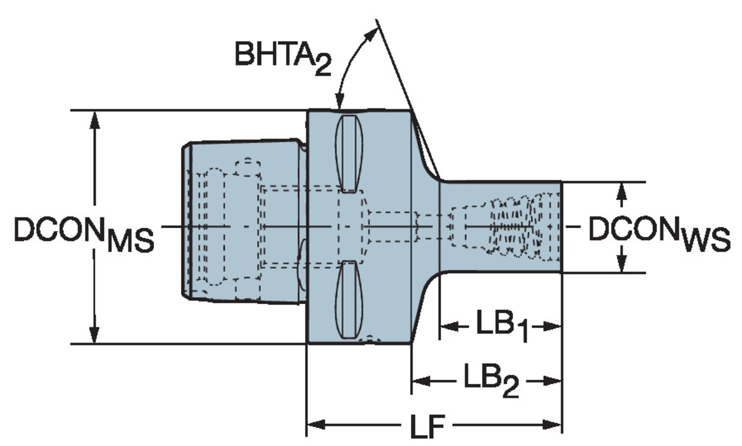 Adapter ze złącza Coromant Capto® na złącze Coromant EH C6-391.EH-12 049
