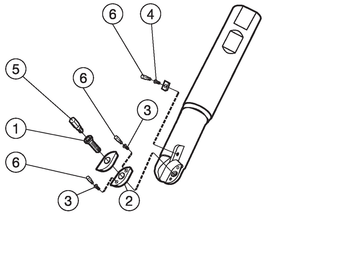 CoroMill® 216, frez trzpieniowy składany z czołem kulistym R216-12A20-045