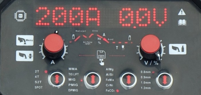 Półautomat spawalniczy TECNO MIG 234 PULSE 4x4