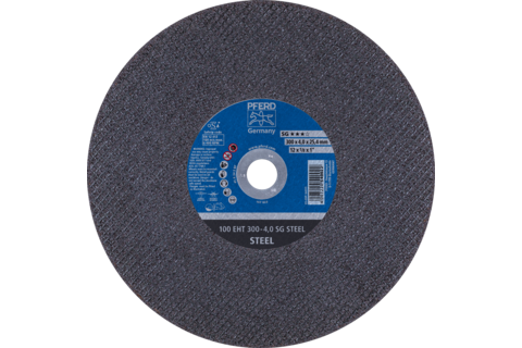 Ściernica tarczowa do cięcia do szlifierki-przecinarki EHT 300 × 4,0 × 25,4 mm SG STEEL do stali (100 m/s)