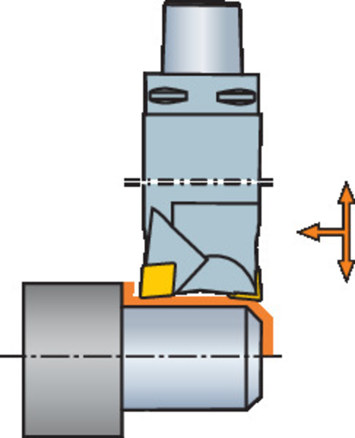 CoroPlex™ TT, wielofunkcyjne narzędzie tokarskie C6-T-DCL12DCL12L165