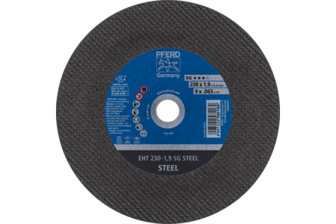 Ściernica tarczowa do cięcia EHT 230 × 1,9 × 22,23 mm prosta linia wydajna SG STEEL do stali