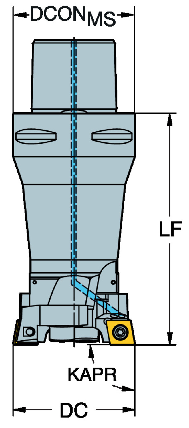 CoroBore® BR20, narzędzie do zgrubnego wytaczania dwuostrzowego BR20-56CC09F-C5