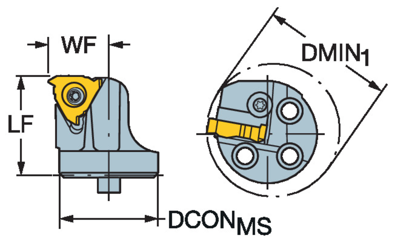 CoroThread® 266, głowica do toczenia gwintów SL-266RKF-403227-16