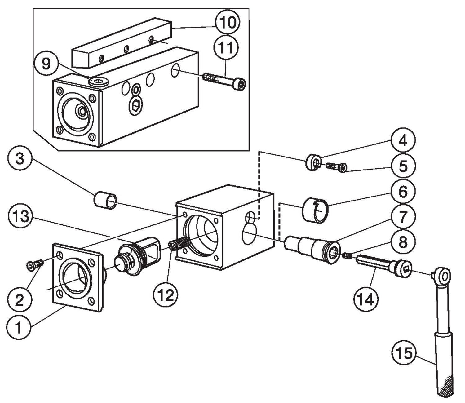 Adapter z chwytu prostokątnego na złącze Coromant Capto® C3-LC2085-4038M