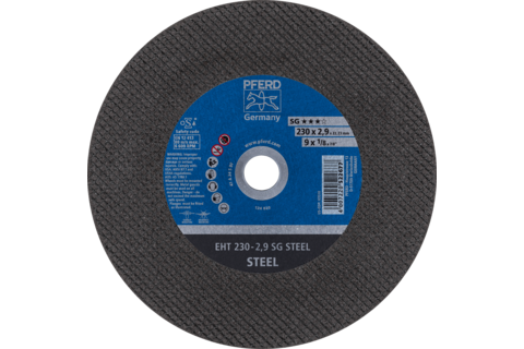 Ściernica tarczowa do cięcia EHT 230 × 2,9 × 22,23 mm prosta linia wydajna SG STEEL do stali