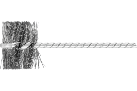 Szczotka wewnętrzna IBU Ø32 × 25 mm trzpień Ø3,8 mm drut stalowy Ø0,20