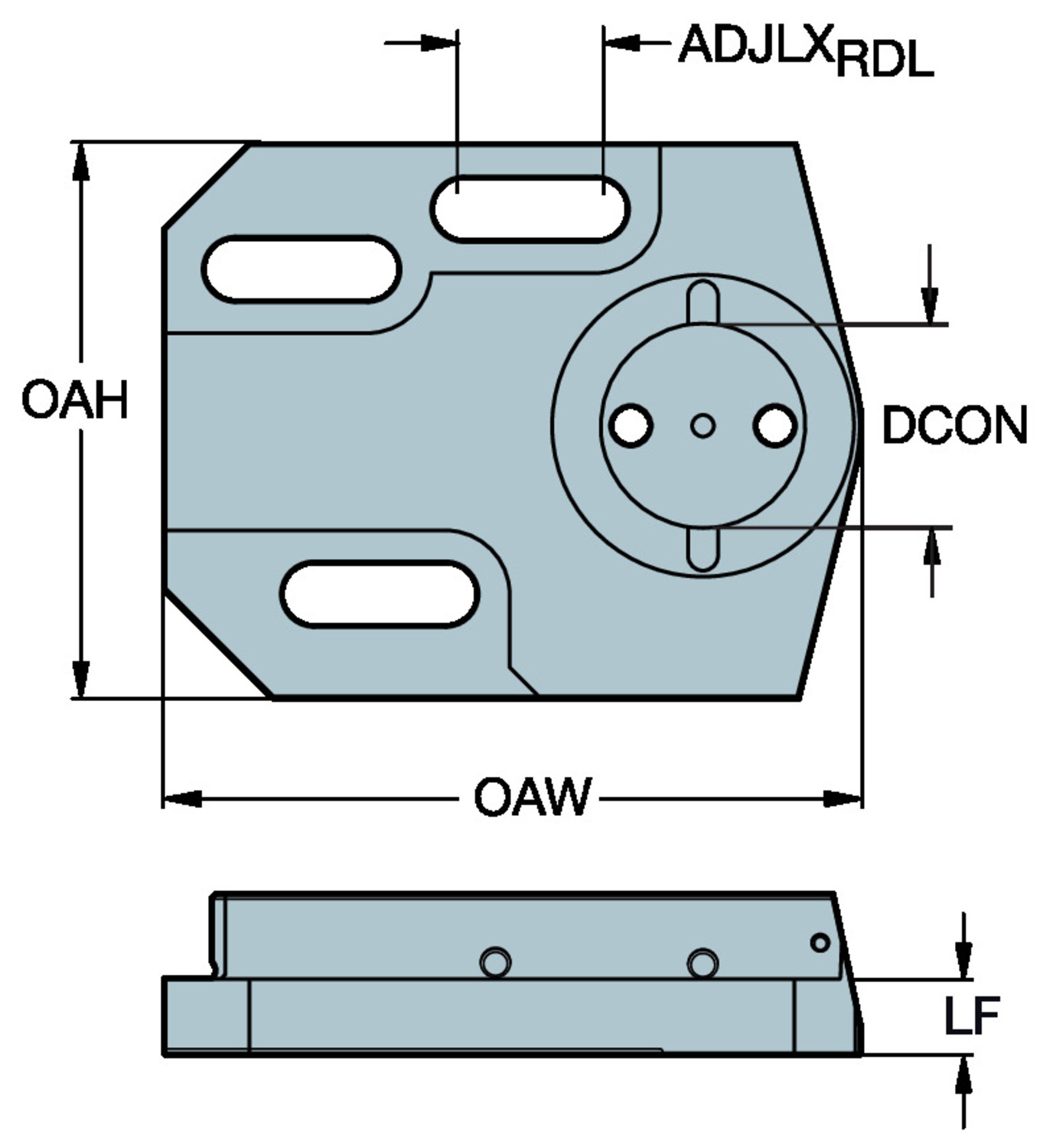 Suwak do CoroBore® XL S24-R825XLA34-012