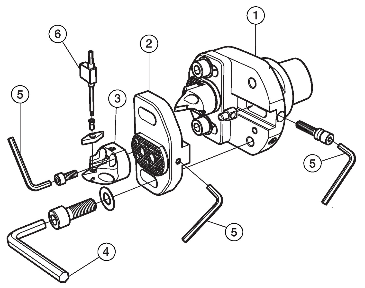 CoroBore® XL, narzędzie nastawne do systemu SpiroGrooving™ 820-75VC11X-C5