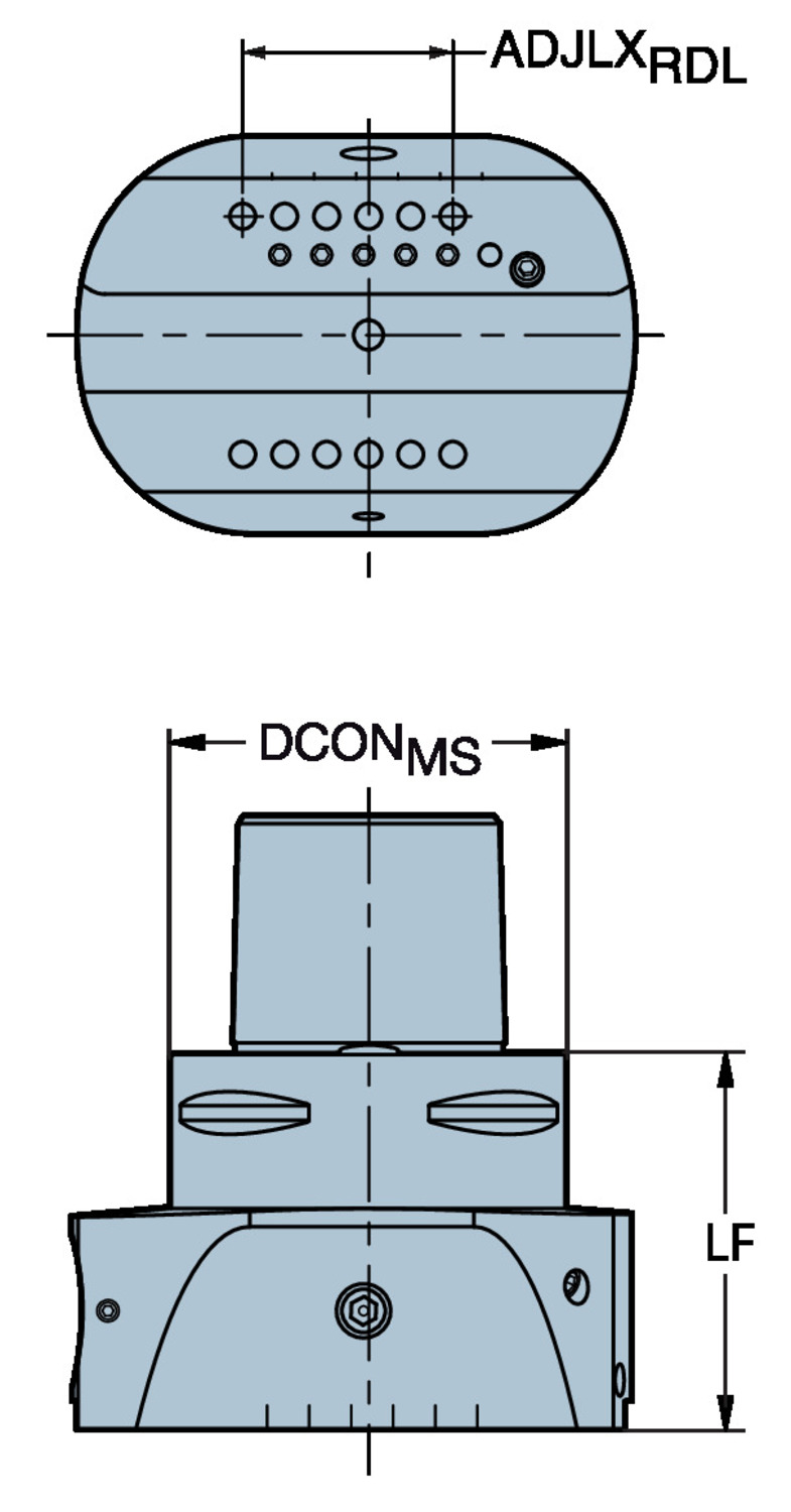 Coromant Capto®, adapter wytaczarski C8-R825S20-150 076