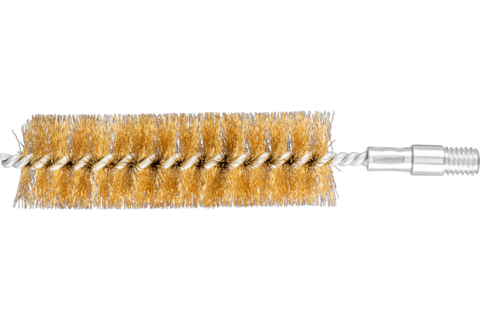 Szczotka wewnętrzna IBU Ø30 × 100 mm gwint 3/8" BSW drut mosiężny Ø0,20