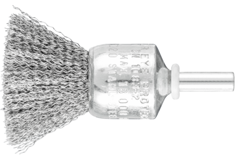 Niepleciona szczotka-pędzelek POS PBU Ø20 mm trzpień Ø6 mm drut stalowy Ø0,20