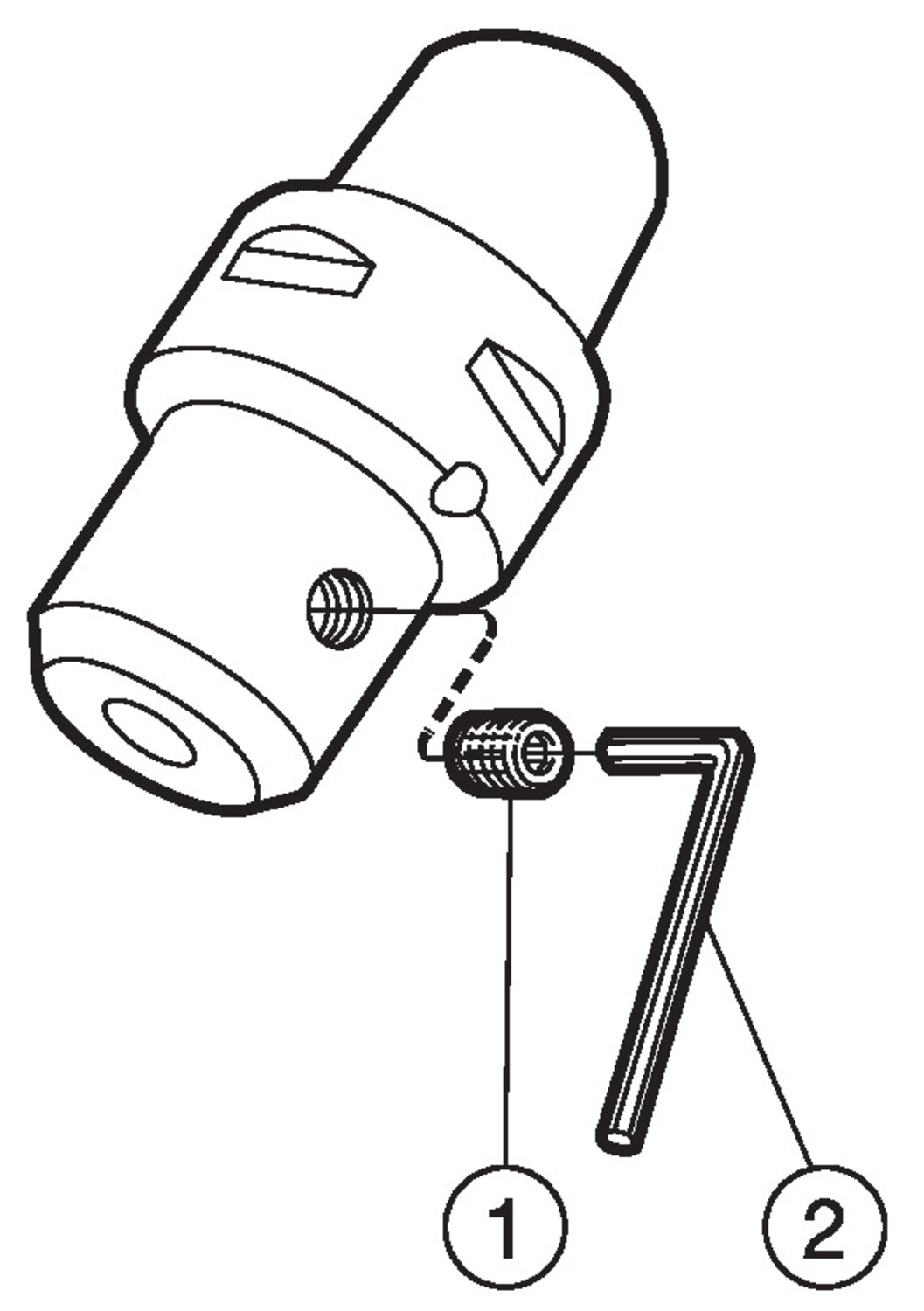 Adapter ze złącza Coromant Capto® na złącze Weldon C6-A391.20-09 060