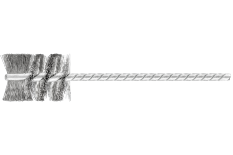 Szczotka wewnętrzna IBU Ø19 × 25 mm trzpień Ø3,2 mm drut ze stali nierdzewnej Ø0,12