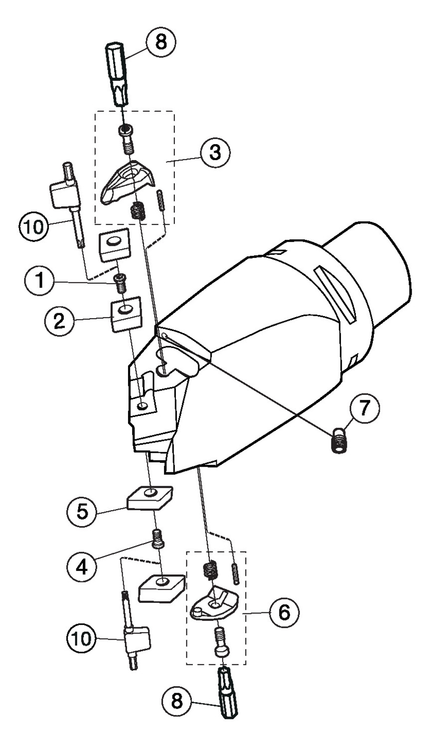 CoroPlex™ TT, wielofunkcyjne narzędzie tokarskie C6-T-DCM12DDM15L105