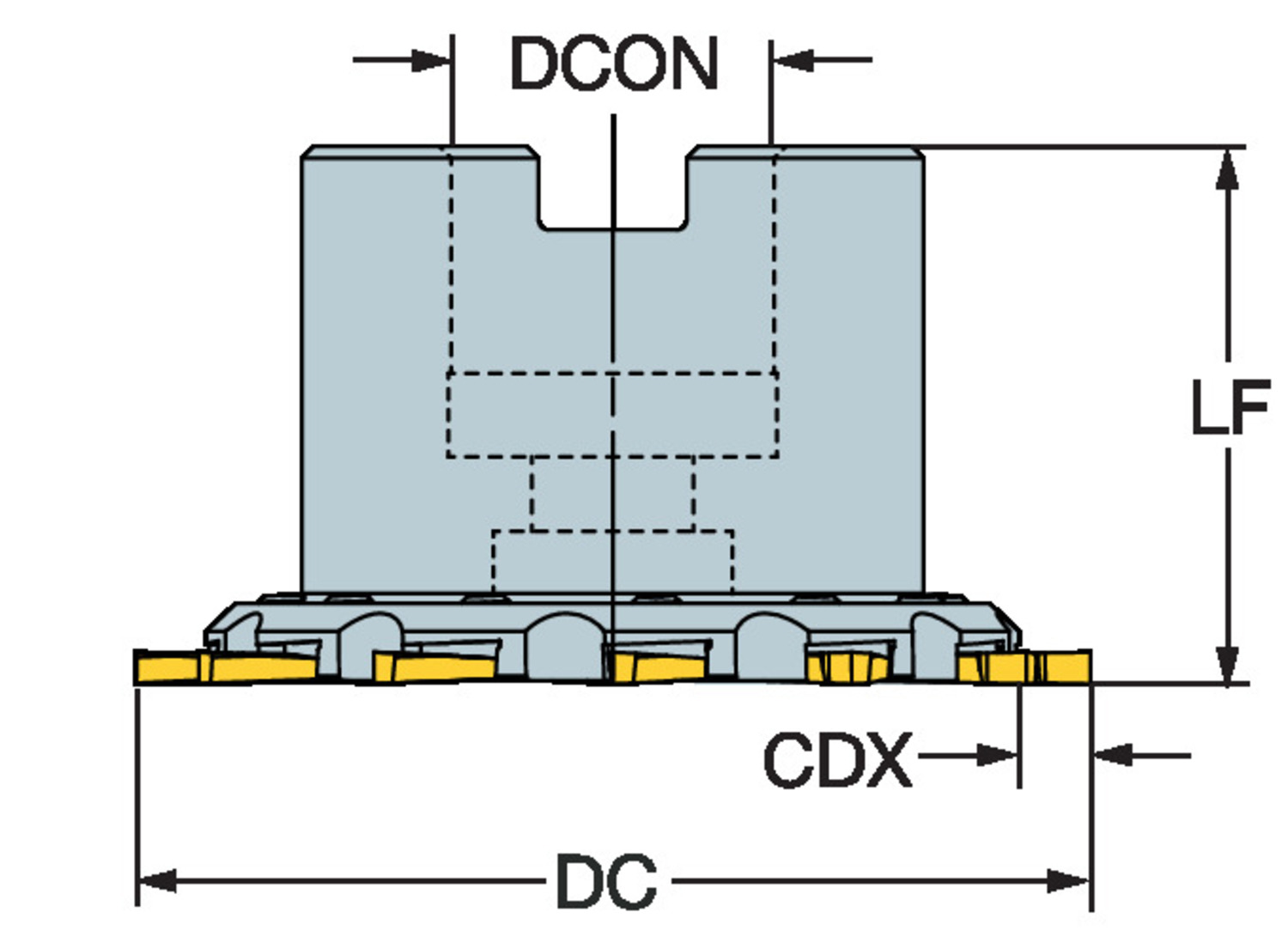 CoroMill® 161, frez do kół zębatych 161-080Q27-3