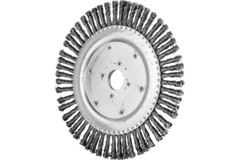 Szczotka PIPELINE pleciona RBG Ø178 × 6x22,2 mm, drut stalowy Ø0,50 mm 56 splotów do szlifierki kątowej