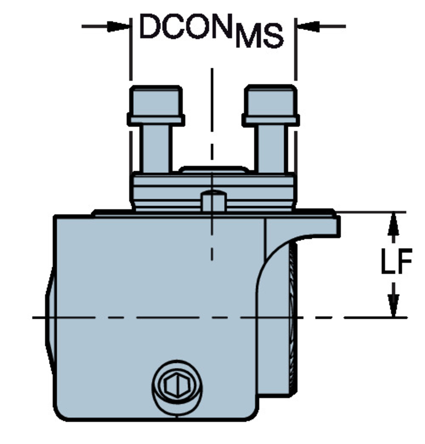 Głowica CoroBore® 825 ze złączem CoroTurn® SL A34-R825SL32 022