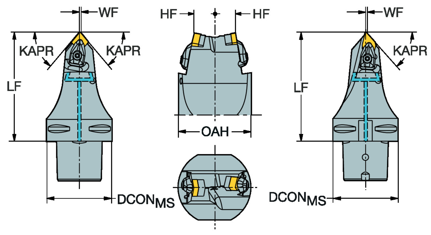 CoroPlex™ TT, wielofunkcyjne narzędzie tokarskie C8-T-DCM16DDM15L160