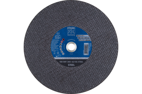 Ściernica tarczowa do cięcia do szlifierki-przecinarki EHT 300 × 4,0 × 20 mm SG STEEL do stali (100 m/s)