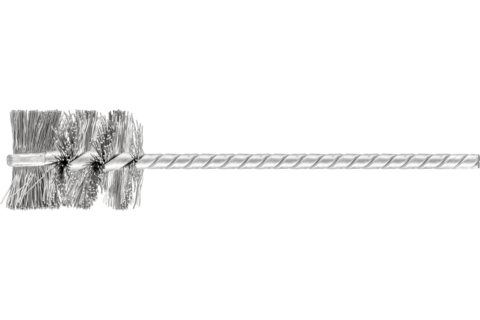 Szczotka wewnętrzna IBU Ø19 × 25 mm trzpień Ø3,2 mm drut ze stali nierdzewnej Ø0,20