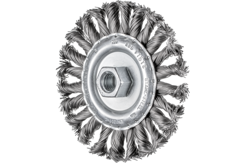 Szczotka tarczowa pleciona COMBITWIST RBG Ø115 x 12 mm M14 drut stalowy Ø0,50 mm do szlifierki kątowej