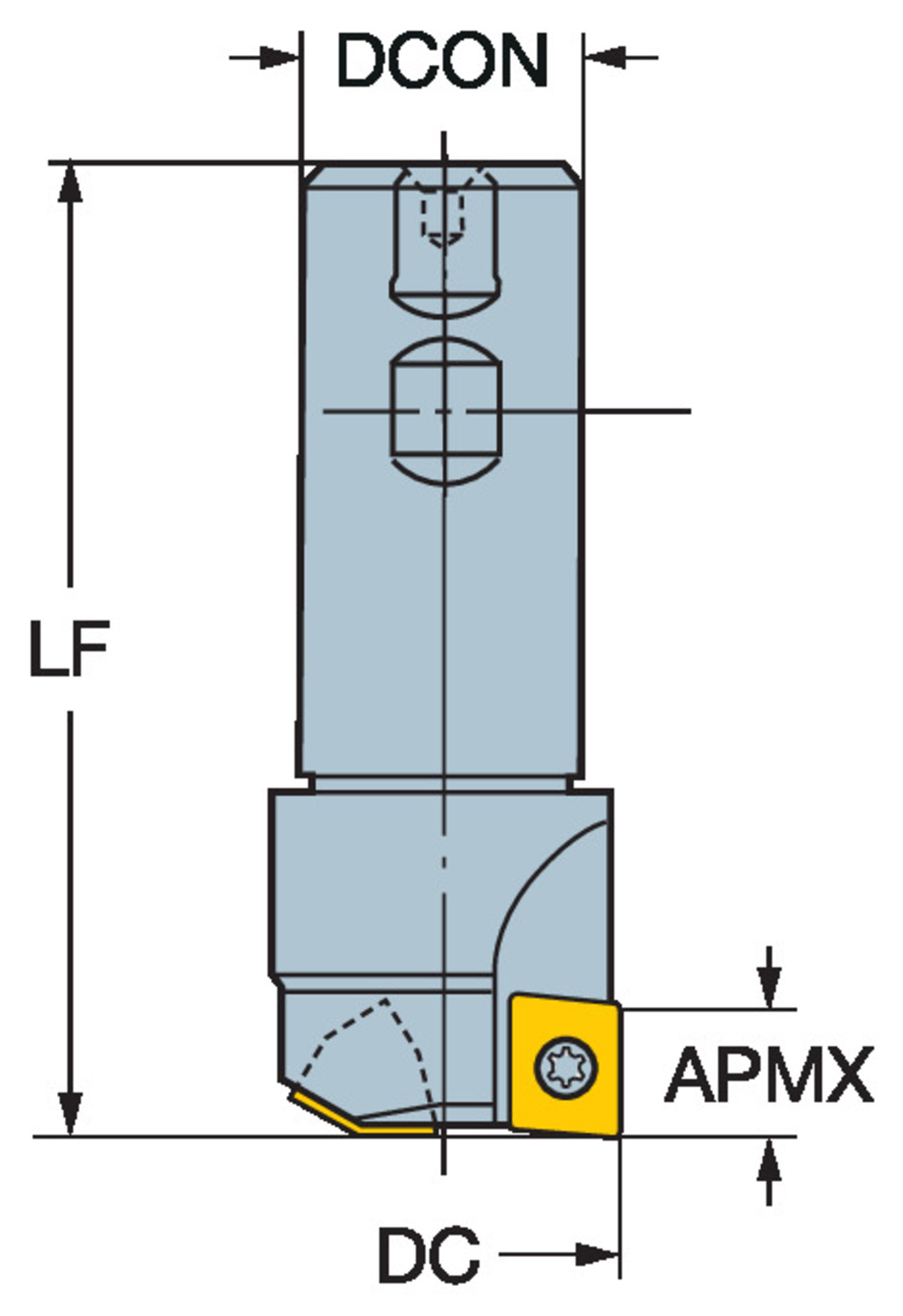 U-Max®, frez walcowo-czołowy R216.2-313