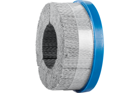 Szczotka kompozytowa talerzowe DBUR Ø125 × 22,2 mm włókno SiC do otworu Ø0,55 mm, ziarno 320, stacjonarne