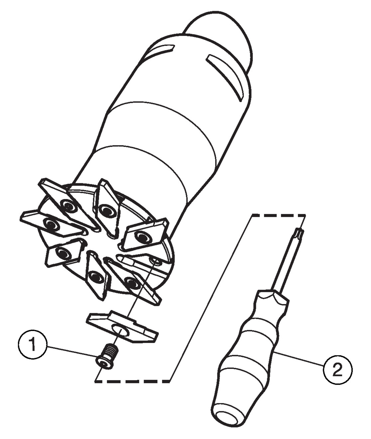 CoroMill® 161, frez do kół zębatych 161-066C5-3