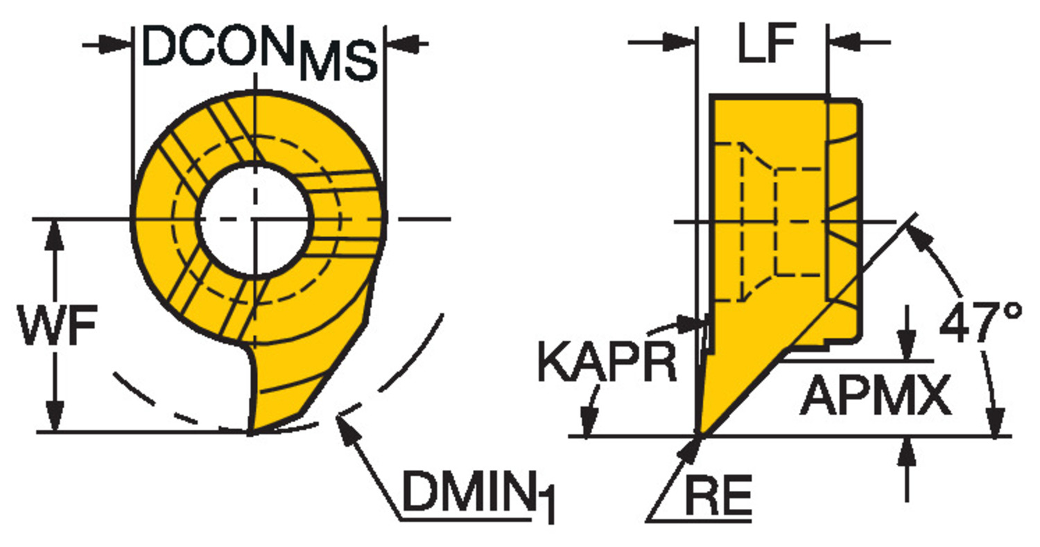 CoroCut® MB, węglikowa głowica do toczenia MB-07TE93-02-10L    1025