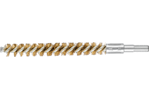 Szczotka wewnętrzna niepleciona IBU Ø10 × 80 mm M6 drut mosiężny Ø0,15