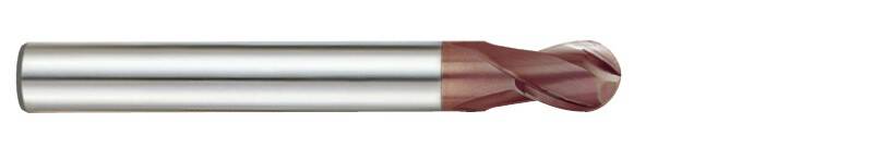Frez kulowy VHM K-2 “Long Ball" 2FL 30° 16x16x22x150