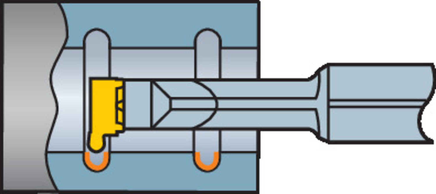 CoroCut® MB, węglikowa głowica do profilowania MB-09R080-04-14L    1025