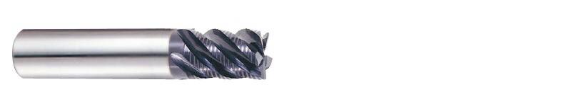 Frez palcowy do obróbki zgrubnej JET-POWER VHM 45° 4F TiAlN 6x6x7x54