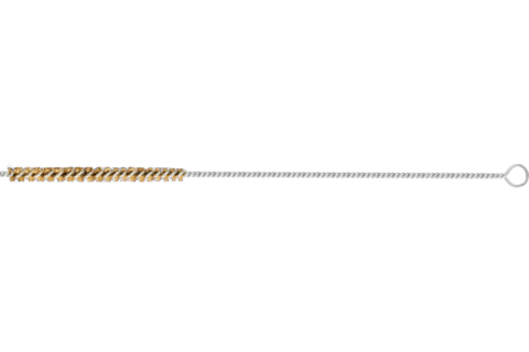 Szczotka wewnętrzna IBU Ø8 × 100 mm z uchwytem drut mosiężny Ø0,15